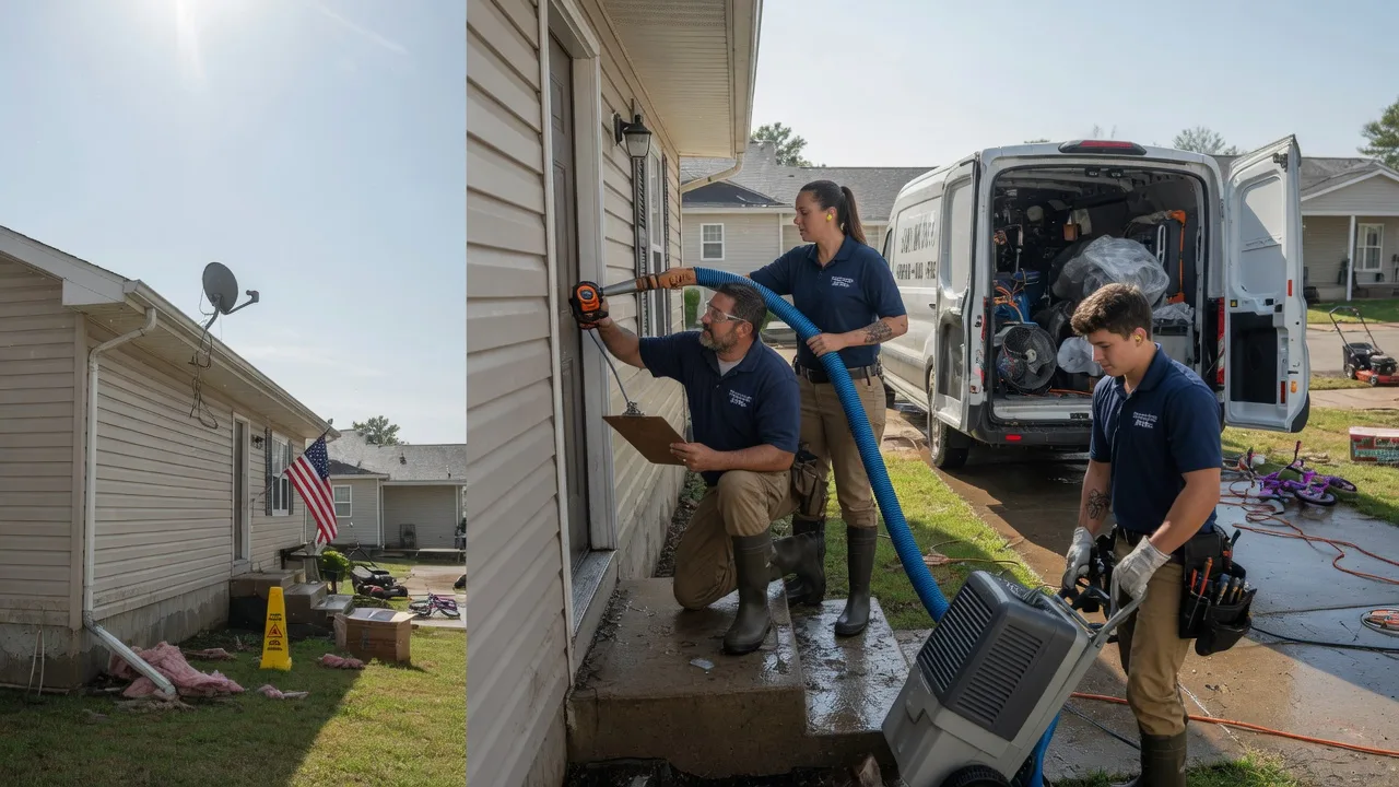 Ceiling Water Damage Restoration in Milan, IL near me